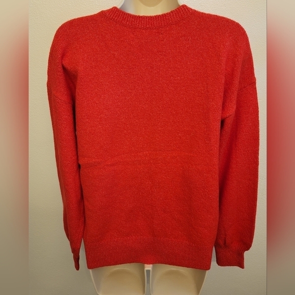 NWT Loft Crewneck Sweater with Heart Design - Picture 5 of 5